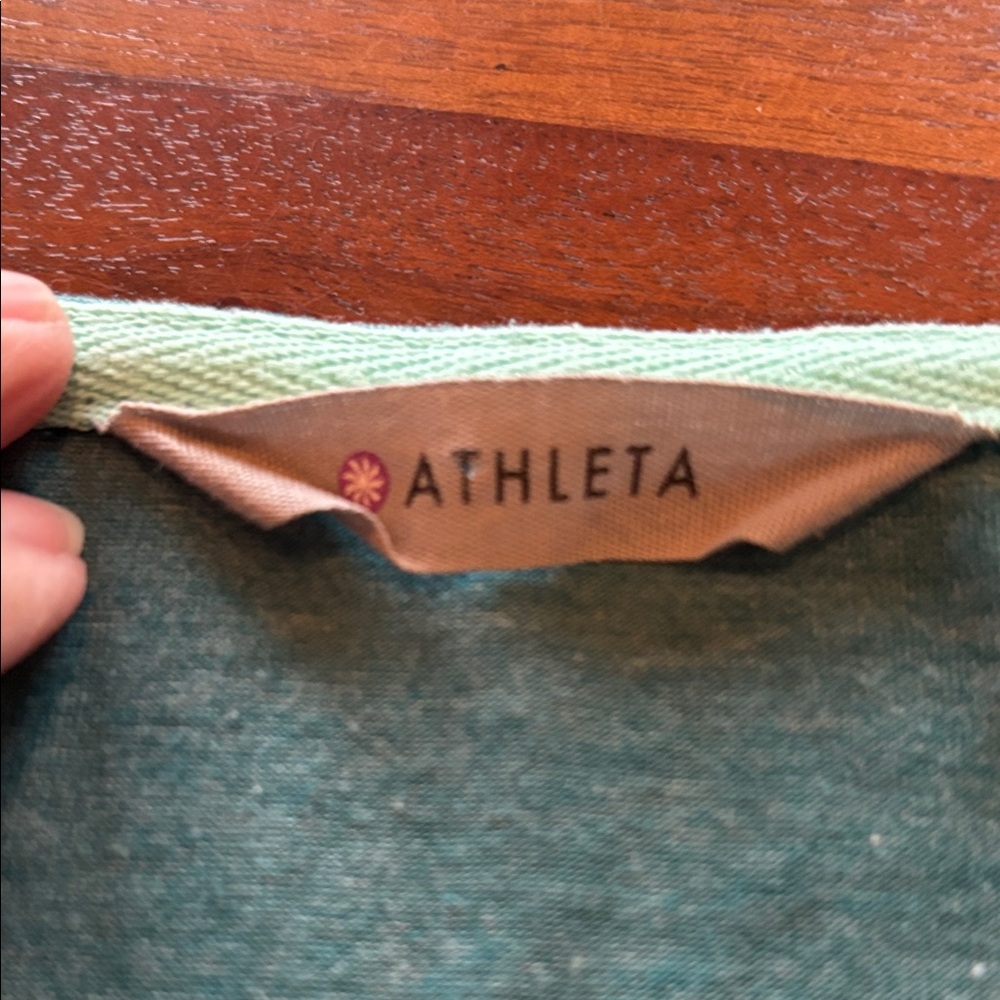 Athleta Teal Long Sleeve Dress
